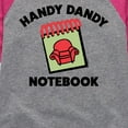 thumbnail image 3 of Blue Clues & You! - Handy Dandy Notebook - Toddler And Youth Girls Raglan Graphic T-Shirt, 3 of 4