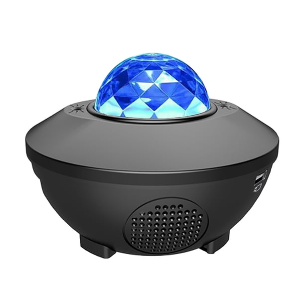 Proyector de luz Star Sky USB Proyector LED ajustable Control remoto Decoración Música Lámpara de noche Inevent HA006226-00