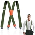 thumbnail image 3 of Kilougeis Men'S Shoulder Strap， with Clip Wide X Back for Work Adjustable Suspenders-2025 New, 3 of 9