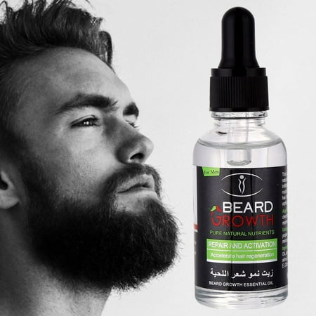 Hair Gro Oil - 100% Natural Organic Beard Care Beard Growth Oil For Beard Growth Male Hair Care Enhancer Facial Nutrition Moustache Grow Beard Shaping Tool