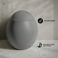 thumbnail image 5 of Plaisir Smart One-Piece 1.28 GPF Single Flush Toilet in Matte Gray, 5 of 10
