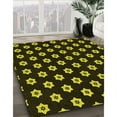 thumbnail image 3 of Ahgly Company Machine Washable Indoor Rectangle Transitional Night Black Area Rugs, 4' x 6', 3 of 7