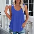 thumbnail image 2 of WTXUE Tank Tops Sleeveless, Round Neck Women's Casual Camisole Top Solid | Casual for Women Blue S, 2 of 9