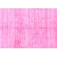 thumbnail image 1 of Ahgly Company Indoor Rectangle Solid Pink Modern Area Rugs, 2' x 3', 1 of 4