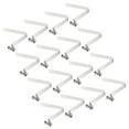 thumbnail image 1 of Unique Bargains 9.5x6mm Kayak Paddle Snaps, Hollow Button Single Pin Lock Tube Spring Clips for Tent Pole, 16 Pack, 1 of 6