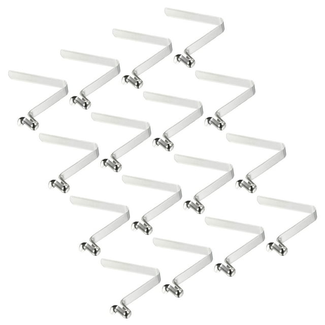 Unique Bargains 9.5x6mm Kayak Paddle Snaps, Hollow Button Single Pin Lock Tube Spring Clips for Tent Pole, 16 Pack