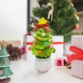thumbnail image 4 of Christmas Decorations Crochet Christmas Tree Yarn Potted Ornament Small Gift Christmas Decorations Indoor Christmas Tree, 4 of 7