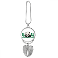 thumbnail image 1 of Panda Walking Children Silver Wing Car Pendant Decoration, 1 of 4