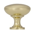 thumbnail image 4 of Amerock Edona 1-1/4 in (32 mm) Diameter Polished Brass Cabinet Knob - 10 Pack, 4 of 4