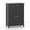 Black, variant on Costway Bathroom Floor Cabinet Freestanding Storage Organizer with 2 Doors Storage Cabinet Black