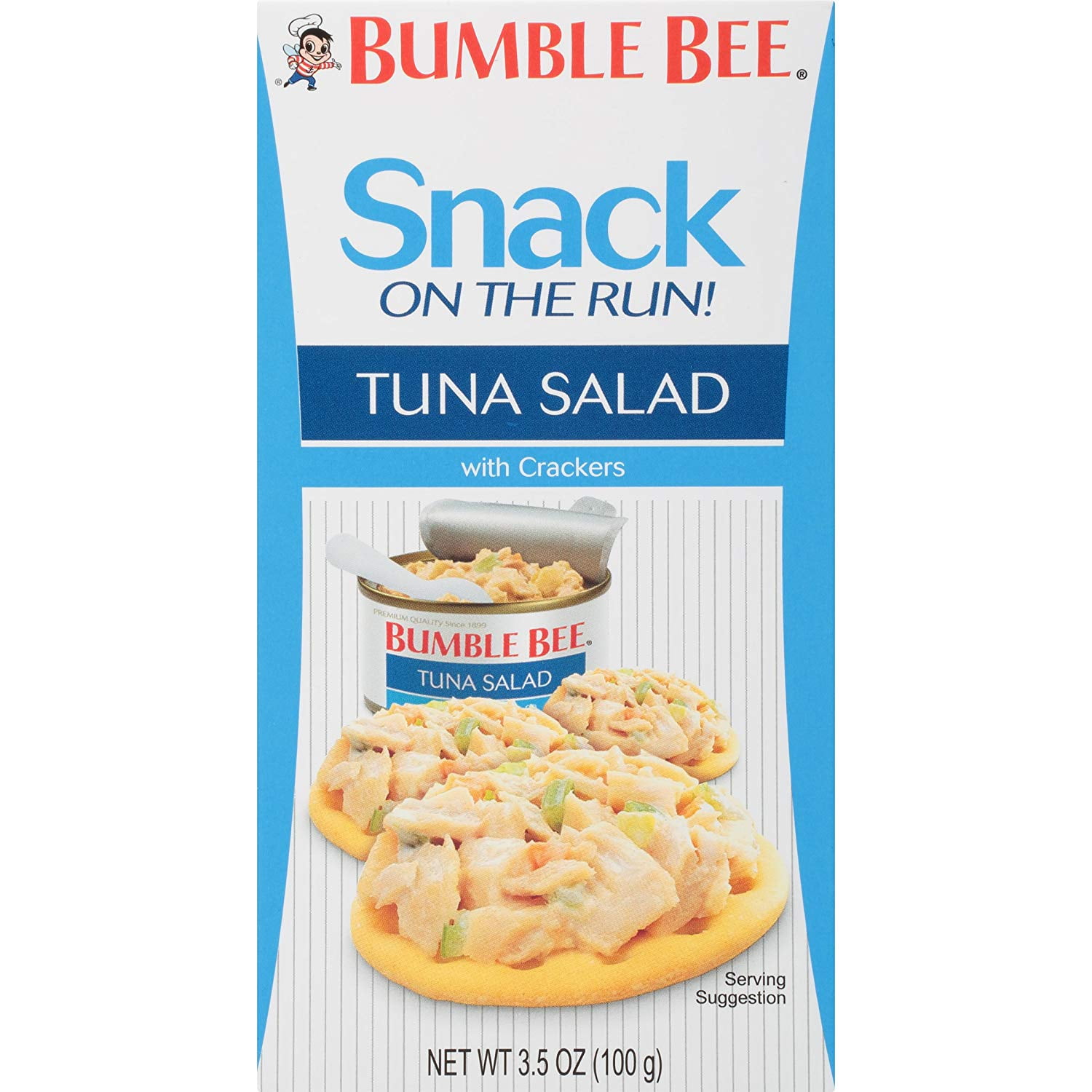 BUMBLE BEE Snack on the Run Tuna Salad with Crackers, Canned Tuna Fish