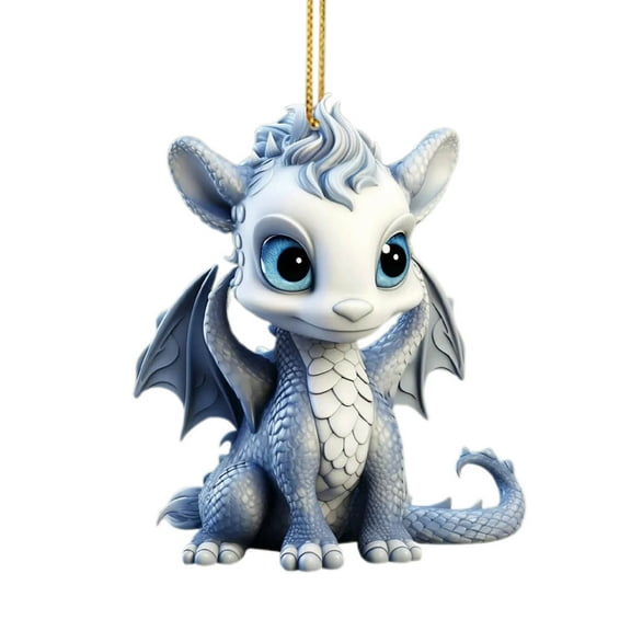 Luoshdecor Dragon Christmas Tree Ornament 2025 New Christmas Ornament ,Cute Dragon Acrylic Pendant Hanging for Christmas Tree Holidays Party Car Home Decor