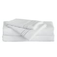 thumbnail image 5 of Furinno Angeland Vienne 4-Piece Microfiber Bed Sheet Set, King, White, 5 of 7