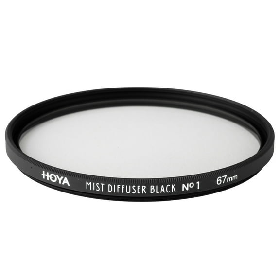 Hoya 67mm Mist Diffuser Black No. 1 Glass Filter