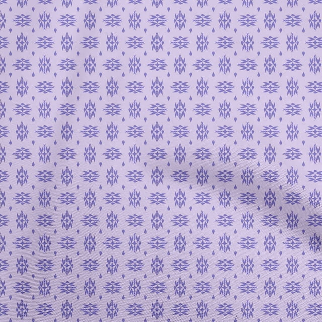 oneOone Polyester Spandex Dusty Purple Fabric Geometric Fabric For Sewing Printed Craft Fabric By The Yard 56 Inch Wide