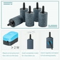 thumbnail image 5 of Pawfly 1.2 Inch Air Stone 10 Pieces Cylinder Bubble Diffuser Airstones for Aquarium Fish Tank Pump Grey, 5 of 6