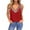 1Red337, variant on XAOFW Women'S T Shirts Solid Color Sequin Tank Summer Sleeveless V-Neck Comfort Soft Casual Daily Wear Tops