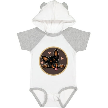 

Inktastic Miniature Pinscher Dog Cute Gift Baby Girl Bodysuit