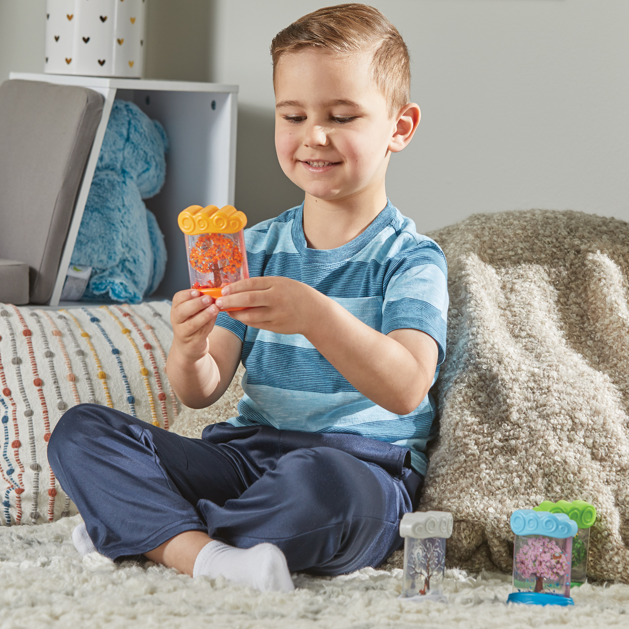 hand2mind Changing Seasons Sensory Tubes, 4-Pack Ages 3+ photo 3