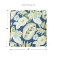 thumbnail image 4 of Greendale Home Fashions 18 x 18 in. Marlow Blue Floral Outdoor Dining Seat Cushion (4-Pack), 4 of 6