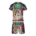 thumbnail image 6 of Alice in Wonderland Boys Two Piece Rash Guard Swimsuits Kids Short Sleeve Swimwear Sets Bathing Suit, 6 of 7