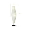 thumbnail image 4 of NightStand Floor Lamp Paper Shade for Bedrooms Parties Decor Easy Installation, 4 of 9