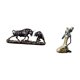 thumbnail image 5 of Figura moderna de Feng Shui con escultura de dama tribal africana, arte de resina hecho a mano, coleccionable para escritorio y decoración de sala de, 5 of 8