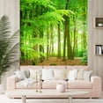 thumbnail image 3 of Idea4wall 3pcs Nature Forest Path Stick Wallpaper Removable Wall Murals Large Wall Stickers for Home Decoration, 120"x72", 3 of 5