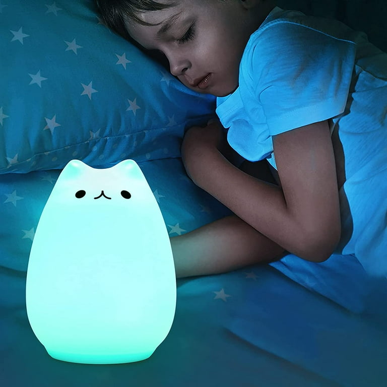 Cat Lamp,Cat Stuff,Cute Night Light,7 Colors Timing Remote & Touch,Cat Gifts  for Cat Lovers,Cat Gifts for Girls,Gifts for Girls 5-7 8-10 10-12,6 7 8 9 10  12 Year Old Girl Gifts