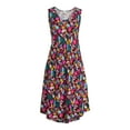 thumbnail image 6 of The Pioneer Woman Split Neck Dress, Women’s, 6 of 6