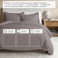 thumbnail image 6 of Great Bay Home 3-Piece Duvet Cover Set - 100% Cotton Honeycomb Waffle Full / Queen Size Duvet Set, 6 of 6
