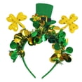 thumbnail image 3 of Diadema ligera para el Día de San Patricio, accesorio para disfraz, accesorios de fotos para mujeres y hombres. Estilo F, 3 of 9