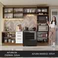 thumbnail image 5 of Cocina Integral 270cm Marrón/Blanco Agata Madesa 08, 5 of 5