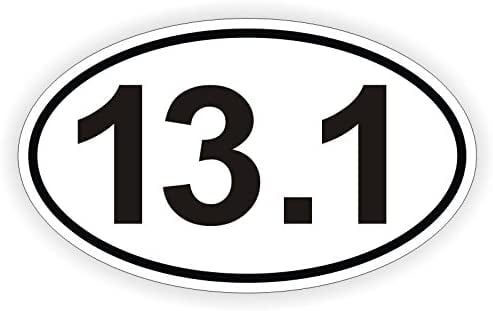 2  13.1 OVAL DECALS  FREE SHIPPING 