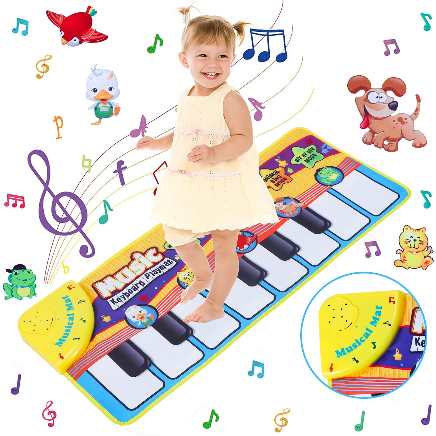 Freaki Baby Piano Mat, Baby Piano Toy, Floor Piano Mat Electro Dance