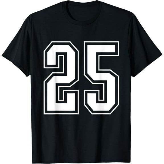 Varsity Jersey Number 25 T-Shirt