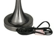 thumbnail image 6 of DecMode 12 in W, 24 in H Iron Contemporary Buffet Lamp, Black, 1-Piece, 6 of 10