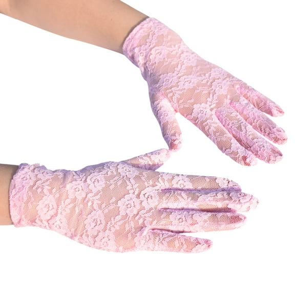 TYGHBN Women Sexy Black Dot Short Lace Lace Breathable Riding Sunscreen Wedding Gloves Women Gloves Mitten Mittens for Women Cold Weather Insulated Gloves Mitten Gloves Mittens Gloves Mittens Women