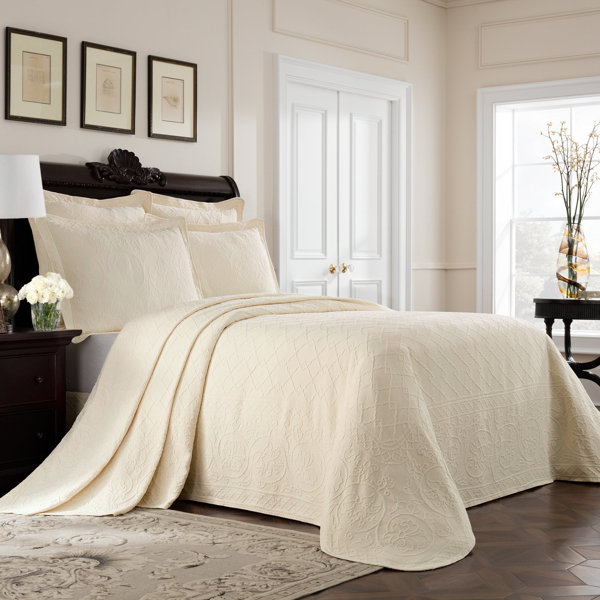waverly cartona matelasse 3 piece coverlet set