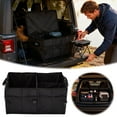 thumbnail image 2 of Foldable Truck Organizer, Multi-Compartment SUV Cargo Organizer, Portable Trunk Storage System, Adjustable Vehicle Organizer for Road Trips, Camping, Family Travel, and Daily Commuting, 2 of 4