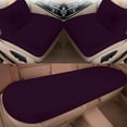 thumbnail image 3 of HOARBOEG 5 Sets Car Front Seat Cushion Soft Warm Faux Rabbit Winter Auto Seat Cover Plush Vehicle Seat Protector Pad With Non-Slip Backing Car Accessories, 3 of 5