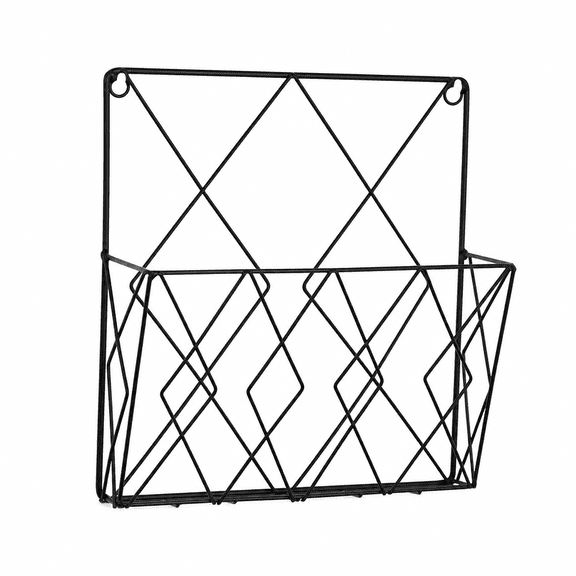 Florenta Wall Hanging Magazine Holder Rack Mail Letter File Metal Organizer for Case for