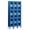 Blue, variant on See-Through Metal Locker - Blue - Triple Tier - 3 Wide
