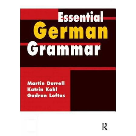 Pre-Owned Essential German Grammar (Paperback) 0071413383 9780071413381