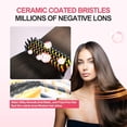 thumbnail image 2 of 2025 New Cordless Women's Hair Straightener Brush, Millions Negative Ion Electric Hair Straightening Brush, Fast Heating, USB Charging, Display Temperature (White), 2 of 7