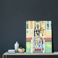 thumbnail image 5 of Lsque Bluey Pattern Decorative Picture – Unique Modern Wall Art, Ready-to-Hang Canvas Print for Home (Vertical), 5 of 6