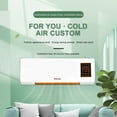 thumbnail image 4 of Conditioner Wall Mounted Cooling and Heating Household Quick Cooler Heater Conditioner, Split Ac Heating System with Remote for Home Bedroom Office, 4 of 8