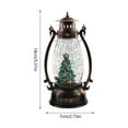 thumbnail image 2 of DefiDgd Christmas Snow Crystal Balls Lantern Decorations,Light Up Musical Christmas Tree Christmas Decorations Gift for Home, 2 of 3