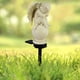 thumbnail image 4 of JShteea Solar Angel Lawn Ground Plug Light Resin Crafts IP55 (Sitting Ball Little Angel), 4 of 8