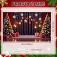 thumbnail image 2 of Starry Design Christmas Banner Blue Gold Decor Holiday Display Shiny Stars Golden Balls Xmas Backdrop for Christmas Party Indoor Celebration Festive Photo Shoot, 2 of 9